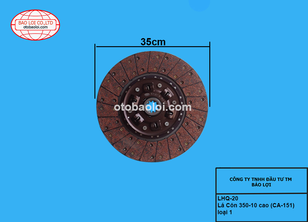 Lá Côn 350-10 cao (CA-151) loại 1
