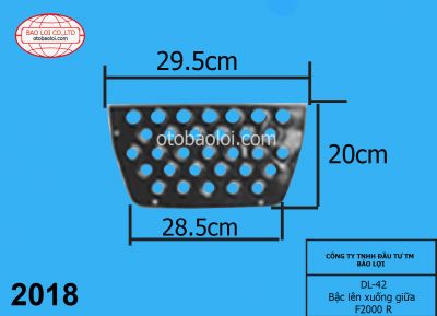 Bậc lên xuống giữa F2000 R