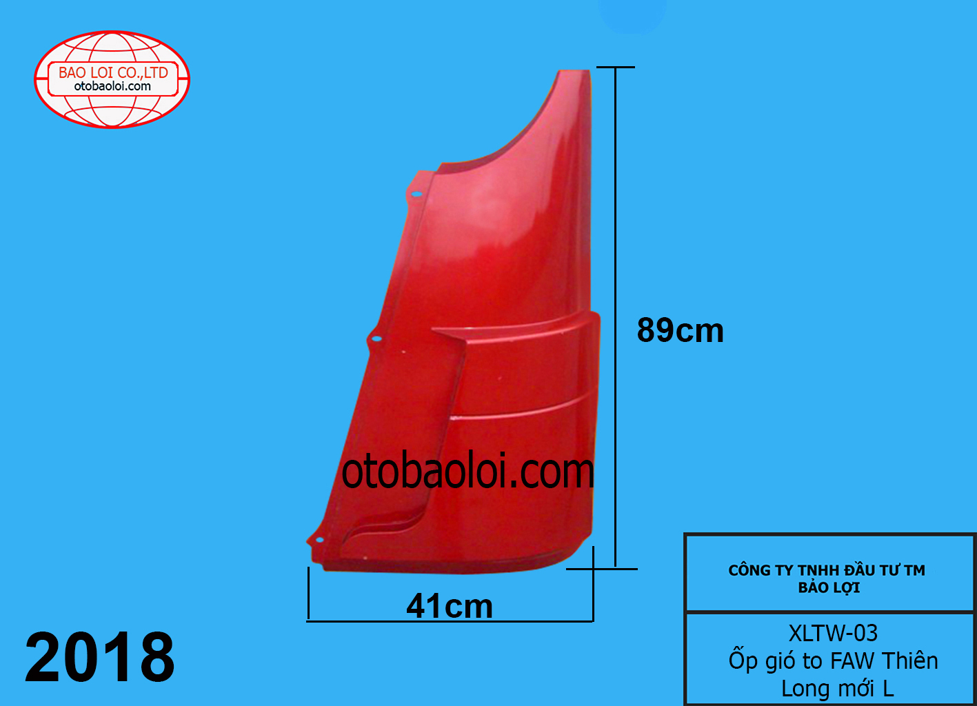 Ốp gió to FAW Thiên Long mới L