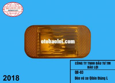 Đèn vè xe Qibin thùng L