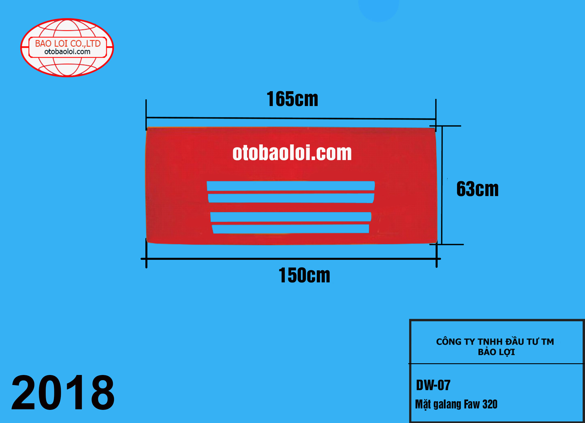 Mặt galang Faw 320