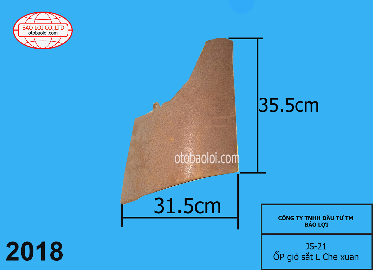 ỐP gió sắt L