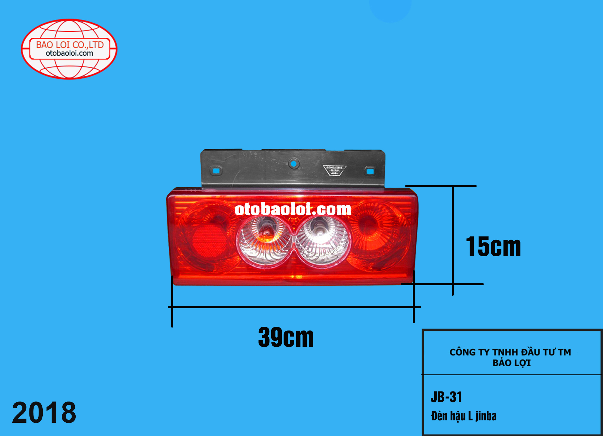 Đèn hậu L jinba