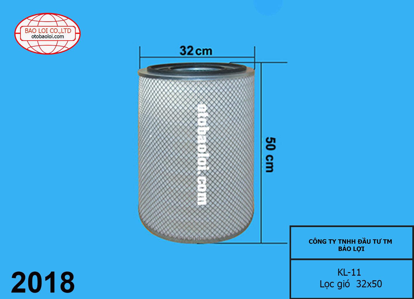 Lọc gió 32x50