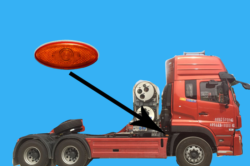 Đèn sườn xe Dongfeng 375 L