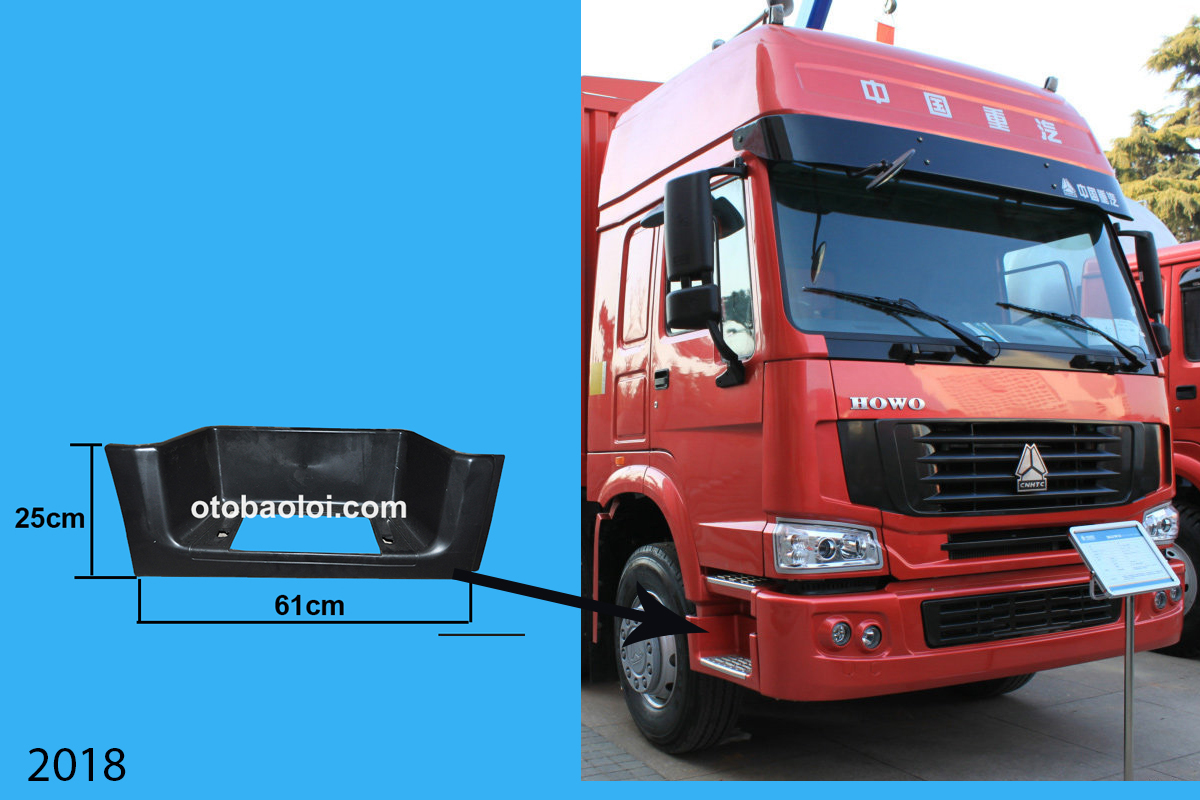 Ốp bậc LX xe ben 2008 sơn R HW