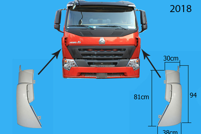 Ốp gió loại ngắn Howo A7 L