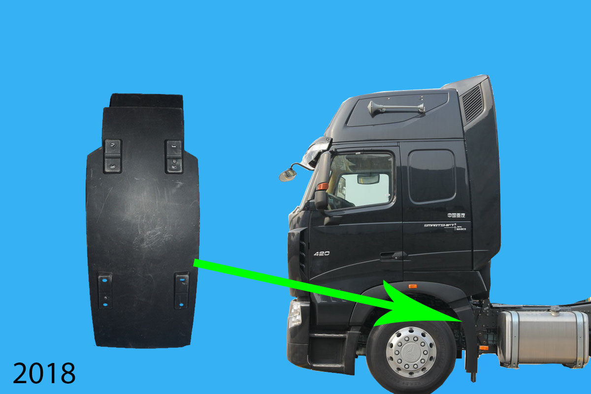 Chắn bùn sau bánh trước Howo A7 L