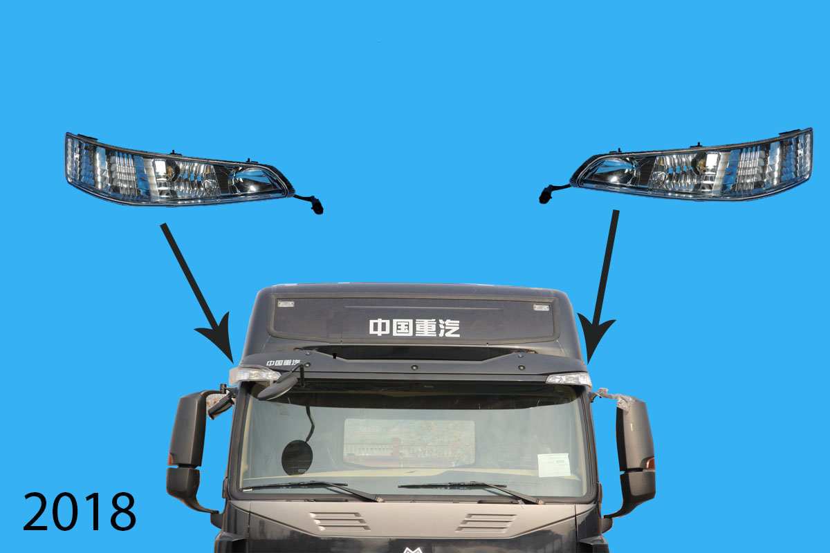 Đèn chắn nắng R Howo A7