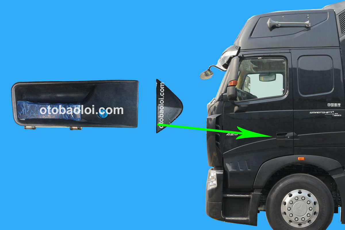 Trang trí tay mở cửa ngoài L Howo A7