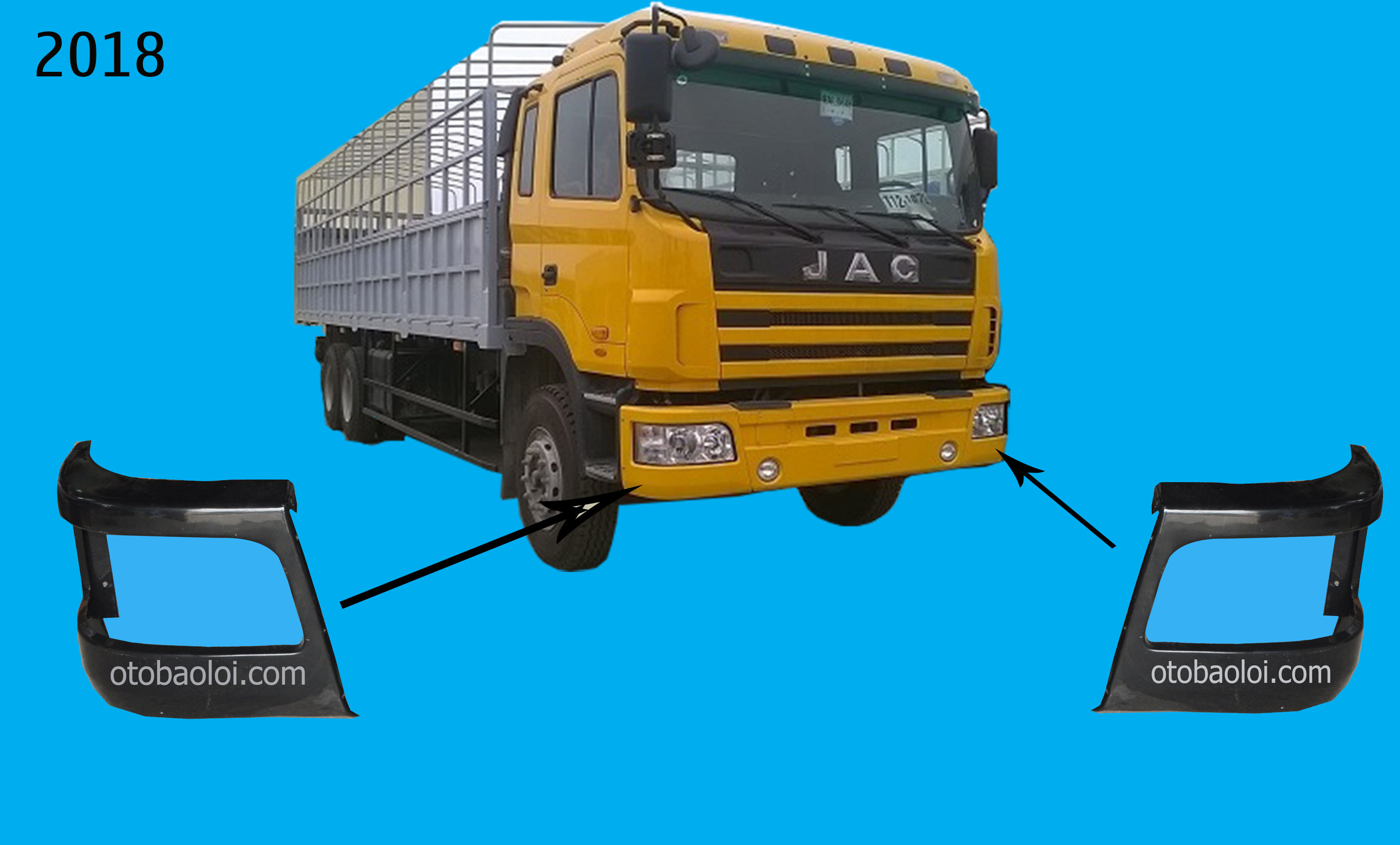 Khoang đèn pha sắt L JAC N94