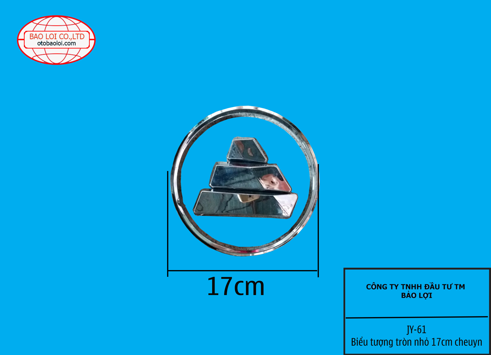 Biểu tượng tròn nhỏ 19cm cheuyn