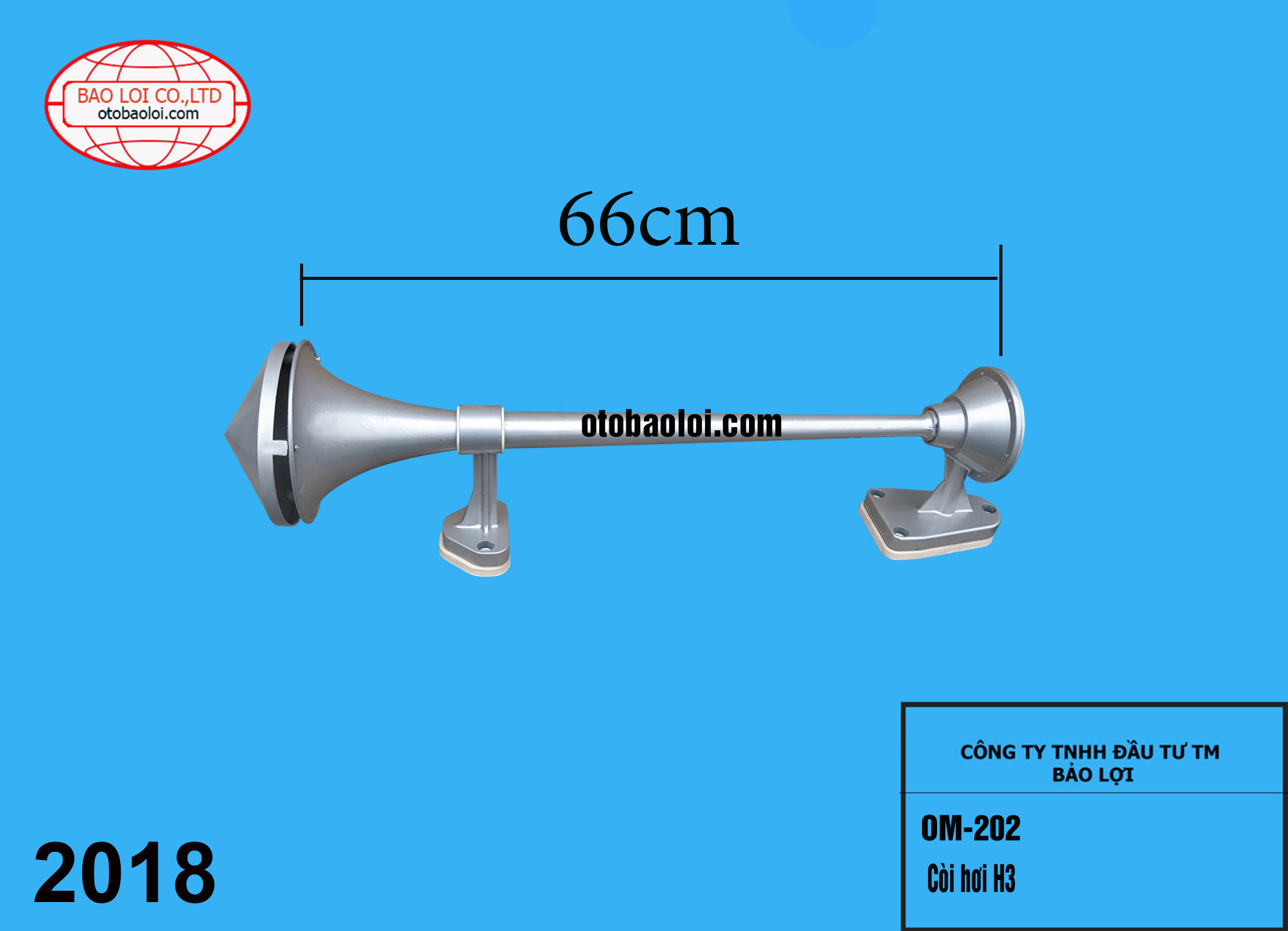 Còi hơi trên nóc cabin DPTL