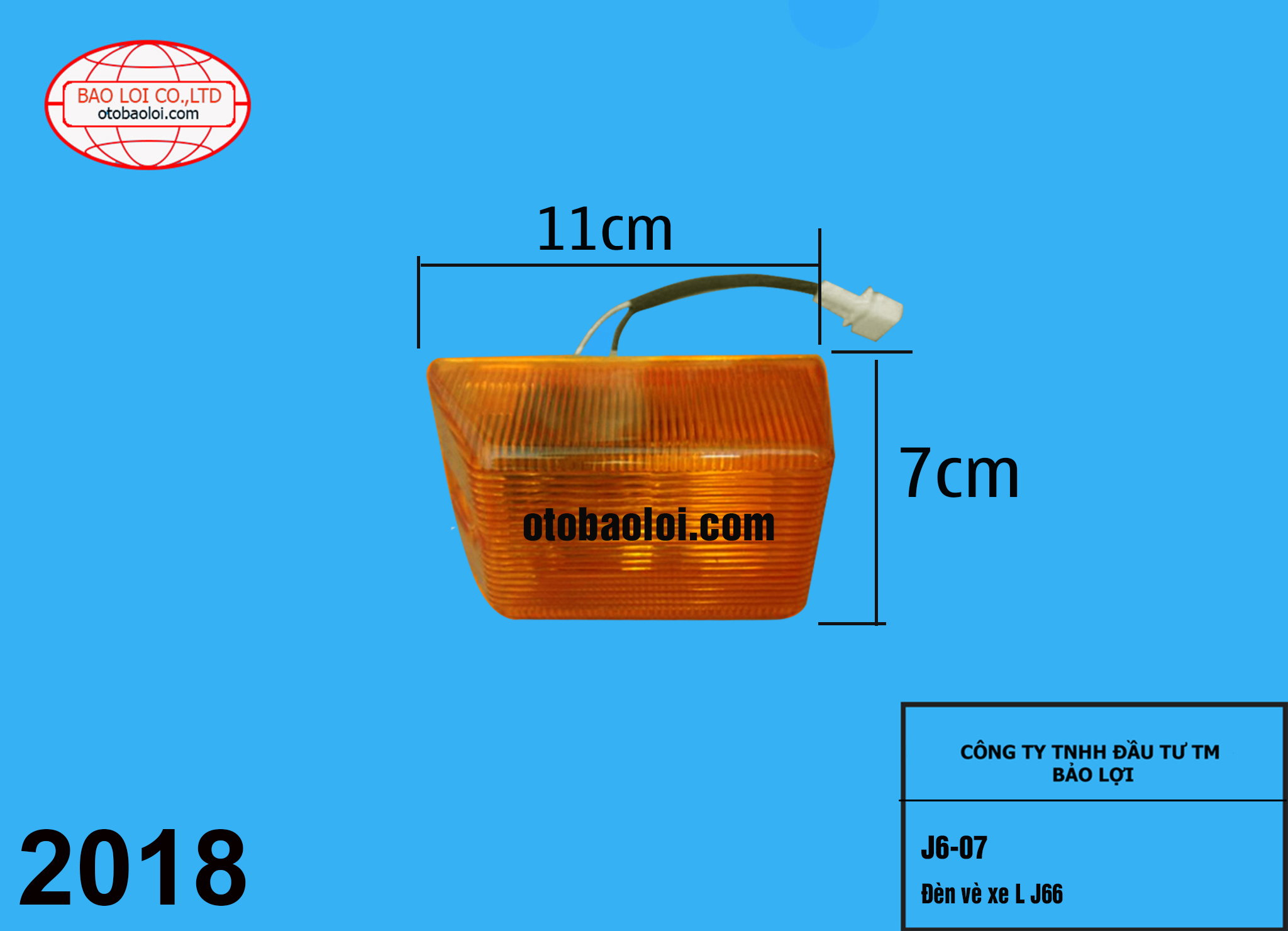 Đèn vè xe L J6