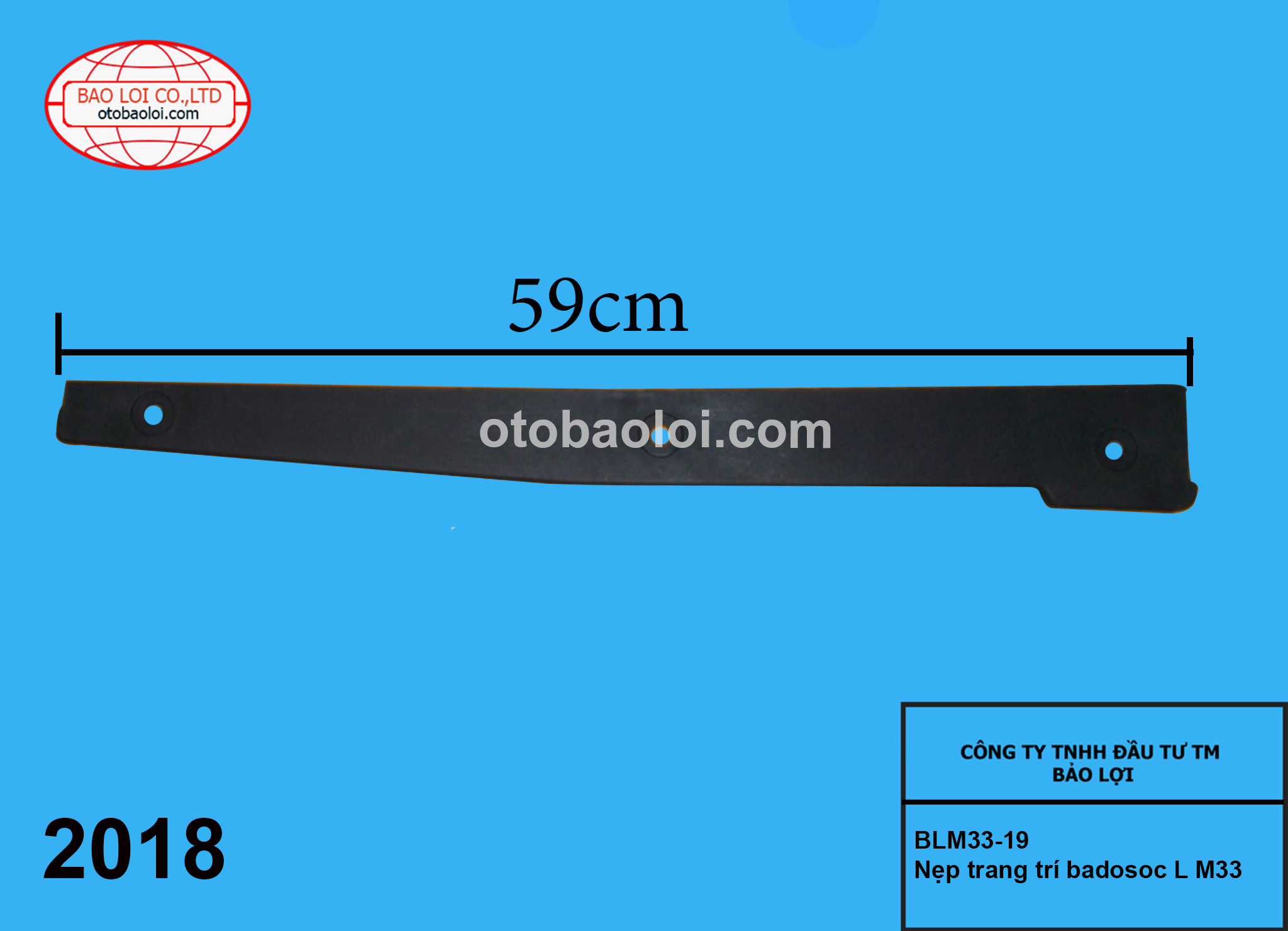 Nẹp trang trí badosoc L M33