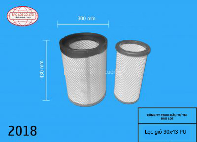 Lọc gió 30*43 PU