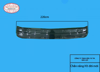 Chắn nắng auman h3 2m2 Chắn nắng auman h3 2m2